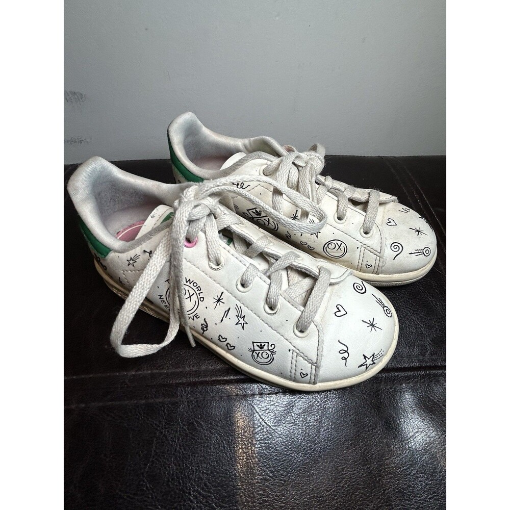 Adidas Stan Smith Andre Saraiva The World Needs Love Toddler/Kid Shoes Size 11